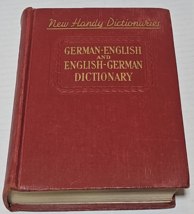 New Handy Dictionaries - German-English &amp; English-German Dictionary HC 1947 - £10.22 GBP