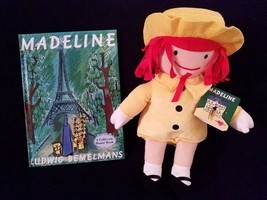 Kohls Cares Madeline Plush Doll 10 inches with Hardcover Book Set - £69.91 GBP