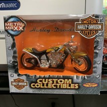 Harley Davidson Custom Collectibles 1:17 Scale Motorcycle 2001 Metal Max - £19.37 GBP