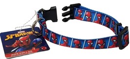 Marvel SPIDER-MAN .75 in Wide Plastic Clip Dog Collar, Small/Medium (15-35 Lbs.) - £8.13 GBP