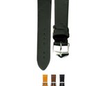 HIRSCH Earth Leather Watch Strap - Artisan Italian Calfskin - Vintage-lo... - £66.82 GBP