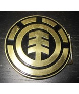 Vintage ELEMENT SKATEBOARD LOGO Metal Belt Buckle - $47.85 CAD