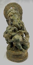 Ganesha - Antico Chola Stile Bronzo Ganesh Bambino Ganesh Statua - 37cm/38.1cm - £481.71 GBP