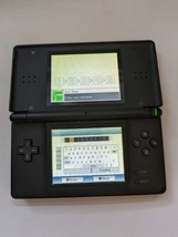 Nintendo DS Lite Schwarz USG-001 Broken Scharnier Aktiv - £29.90 GBP