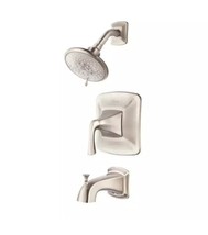 Pfister Selia Brushed Nickel 1-Handle Bathtub and Shower Faucet with Valve - £68.04 GBP