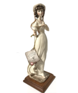 A. Santini Capodimonte Sculpture Figurine Pinkie Girl 13.5&quot; - $147.30 CAD