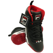 Nwt Fila Mb Msrp $104.99 Khronos Men&#39;s Black Mid Plus Hi Top Sneakers Size 11 - £48.21 GBP