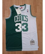 Larry Bird Boston Celtics split green/white jersey  - $40.00