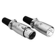 5 CORE XLR Connector Male Female to 1/4 Audio Jack 3 Pin Secure Micropho... - $9.34+