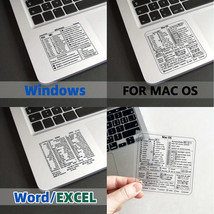 Keyboard Shortcut Stickers Windows Mac Word Excel School Office Learning - $2.99