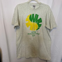 Vintage 90s Fruit of the Loom Muhlenberg Radio Tee L Single Stitch Made ... - $747.09 MXN