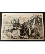 RPPC Postcard - Waterwheel At A Goldmine Ghost Town - $3.55