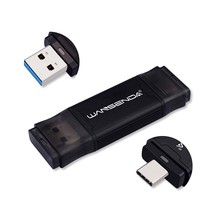 Type C Usb C Flash Drive Otg Usb 3.1 Thumb Drive (64Gb, Black) - $22.99