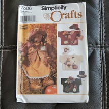 SIMPLICITY Crafts 7606 SEWING PATTERN Uncut  1997 One Size Sunrise Designs - $8.54