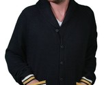 Crooks and Castles Navy Blue CC Anchor Knit Cardigan - £41.09 GBP