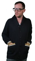 Crooks and Castles Navy Blue CC Anchor Knit Cardigan - $52.24
