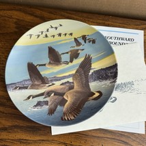 Vintage Collector Plate 1987 Southward Bound By Donald Pentz Canadian Geese - $222.73 MXN