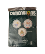 Dimensions Old Fashioned Christmas Ornament Set Counted Cross Stitch Kit... - $6.99