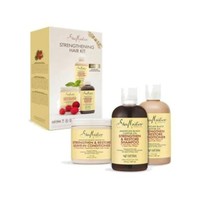 3 Piece Shea Moisture Gift Box  Jamaican Black Castor Oil Hair Strengthening Kit - £24.01 GBP