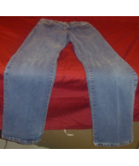 LEVI&#39;S 512 PERFECTLY SLIMMING MID WAIST FLARE LEG BLUE JEAN DENIM PANTS 8M - $303.02 MXN