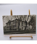 Antique Photo Postcard High School, Newton Iowa Jasper County, CU Willia... - $10.70