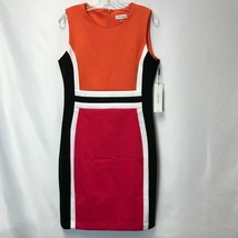 Calvin Klein Women&#39;s Colorblock Sheath Dress (Size 12) - £65.73 GBP
