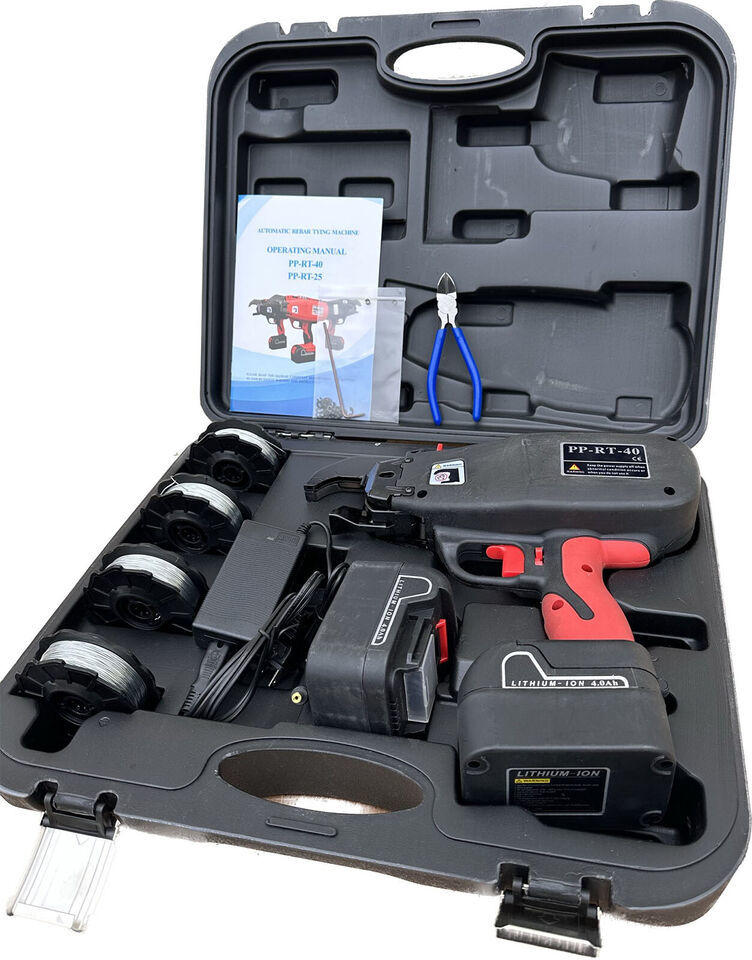 RT-40 14.4V Automatic Rebar Tier Rebars Wire Tie Gun Steel Tying Machine... - $794.74