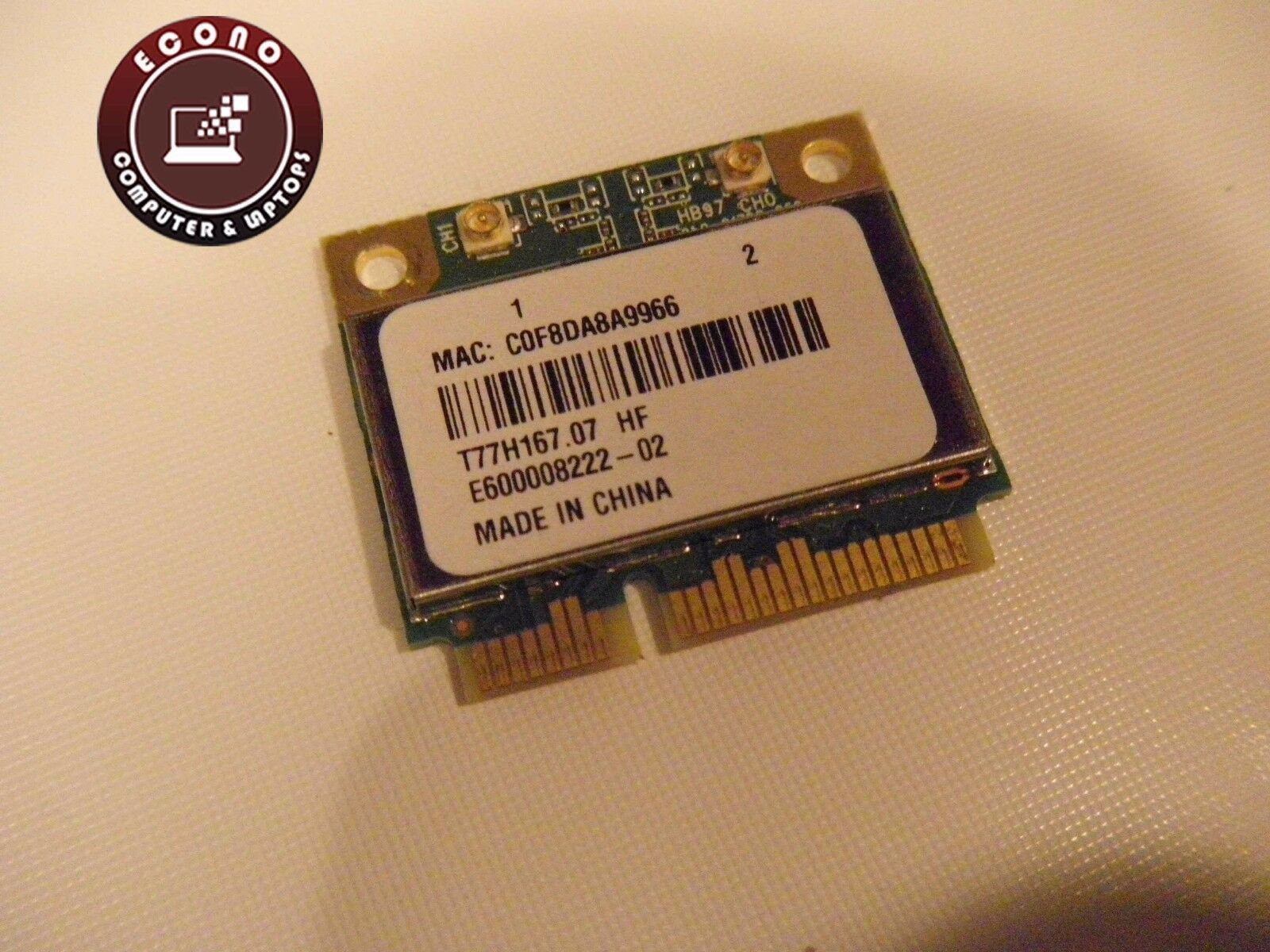 Genuine Gateway NV55C NV57H NV50A NV50A02U NV55C49 Wireless WIFI Card T77H167.07 - £4.17 GBP