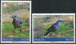 Malta 2019. National Birds (MNH OG) Set of 2 stamps - £5.99 GBP