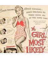 1958 Girl Most Likely Movie Jane Powell Advertisement Film Musical HM2T - €21,33 EUR