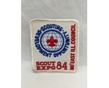 Vintage 1984 Boy Scout Expo Northeast IL Council Embroidered Iron On Pat... - £15.85 GBP
