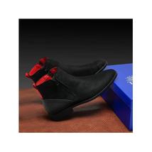 Men TAYNO Chelsea Chukka Micro Suede Soft Comfortable Zip up Boot Coupe Black image 5