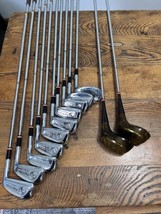 Spalding Top Flite Pro Forged Iron Set 2-9. 4-5 Woods. Wilson Wedges And Putter - £110.50 GBP