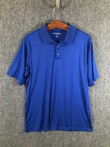 Great Northwest Polo Shirt Men&#39;s Size Large Blue Short Sleeve Collared - £9.06 GBP