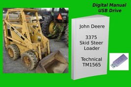 John Deere 3375 Skid Steer Loader Technical Manual TM1565 - £14.90 GBP+