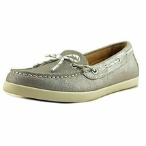 Naturalizer Womens Ginnie Silver Leather  Boat Shoes Size 9.5 NWOB - £38.79 GBP