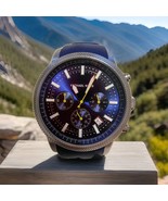 Michael Kors Dress Watch Mens Stainless Steel Chronograph Quartz Blue(Ex... - $1,634.57 MXN
