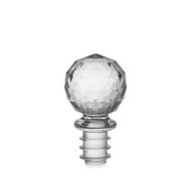 2 pack Acrylic Wine Bottle Stopper Crystal Clear Airtight Silicone Seal Gift - £10.26 GBP