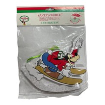 Disney Kurt Adler Santas World Goofy On Skis Ornament - £9.49 GBP