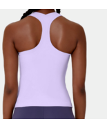 Women&#39;s Small, Halara Light Purple Racerback Yoga Active Tank Top - £10.25 GBP