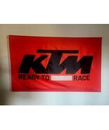 KTM Racing Flag 3x5 FT | Dirt Bike Garage Banner - $20.00