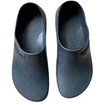 Birkenstock Clogs Navy Ladies Size 11 *See pictures Well Worn Bottom   - £45.70 GBP
