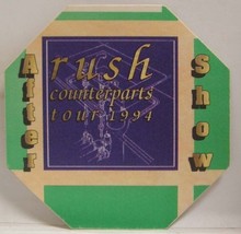 RUSH / GEDDY LEE - COUNTERPARTS TOUR 1994 - ORIGINAL CLOTH BACKSTAGE PAS... - $15.00