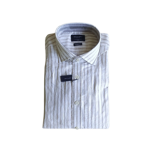 Hackett London Kent Classic Fit Striped Shirt SIZE L WORLDWIDE SHIPPING - £71.05 GBP