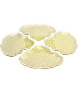 Gourmet Kitchen Ceramic Cauliflower Steak Shaped Collage Serving Plates ... - $50.56 CAD