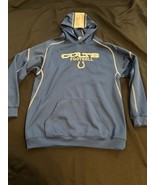 Vintage Reebok Colts Football Hoodie XL Blue NFL Team Apparel Retro Look - $47.95 CAD