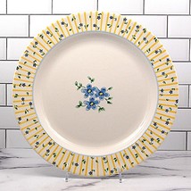 Pfaltzgraff Melissa Round Chop Plate 12&quot; (30cm) Platter Floral Dinnerware - £15.14 GBP