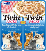 Inaba Twin Packs Tuna and Chicken with Scallop Recipe in Scallop Broth -... - £3.07 GBP+