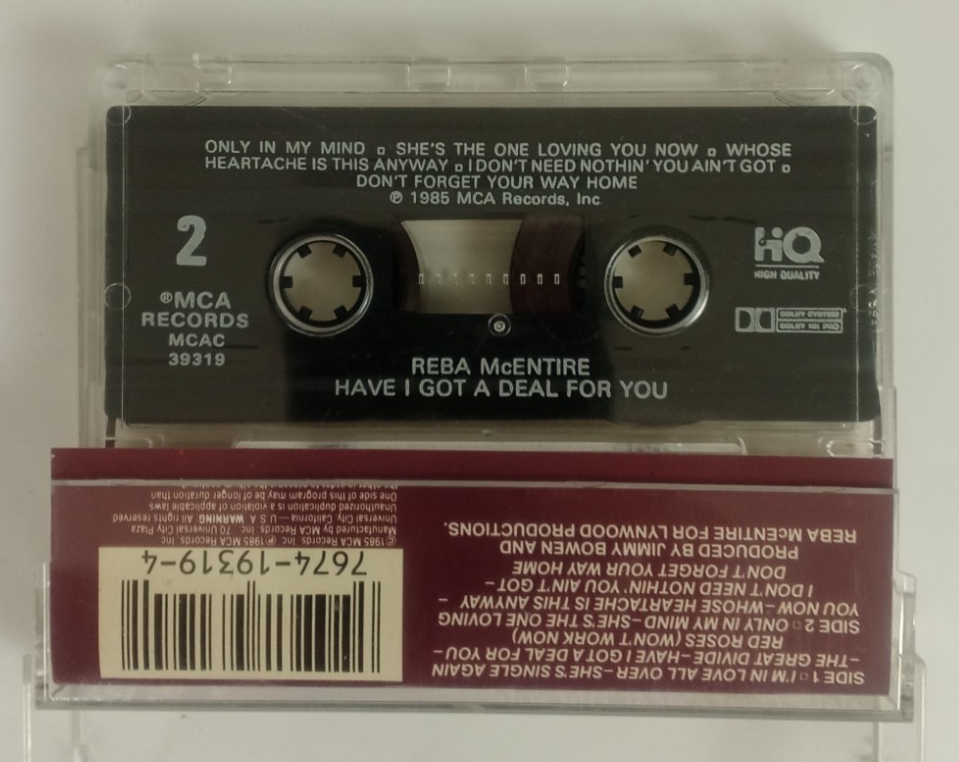 Reba McEntire Have I Got A Deal For You Cassette Item image 3
