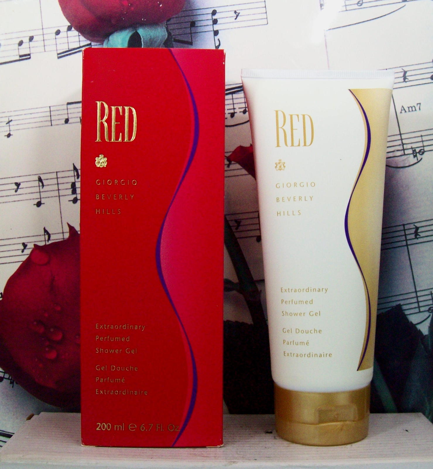 Giorgio Beverly Hills Red Extraordinary Perfumed Shower Gel 6.8 FL. OZ. NWB - $69.99